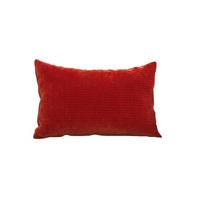 SPITZKISSEN RECHTECKIG SEPHI Rot Cord - Rot, Textil (60/60cm) - KAWOLA
