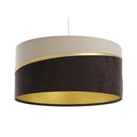 HÄNGELEUCHTE Beige 40/20 cm - Beige/Braun, Kunststoff (40/0.4/20cm) - ONZENO