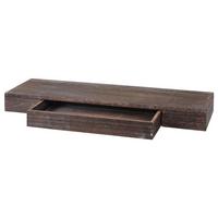 WANDREGAL SCHUBLADE Braun - Braun, Holz (80/8/25cm) - MCW