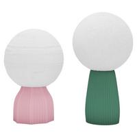 TISCHLAMPE ABS Weiß - Weiß, Kunststoff (15/15/27.5cm) - HOMCOM