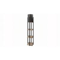 STEHLAMPE XELIA Schwarz Holz - Schwarz, Holz (21/21/135cm) - KAWOLA