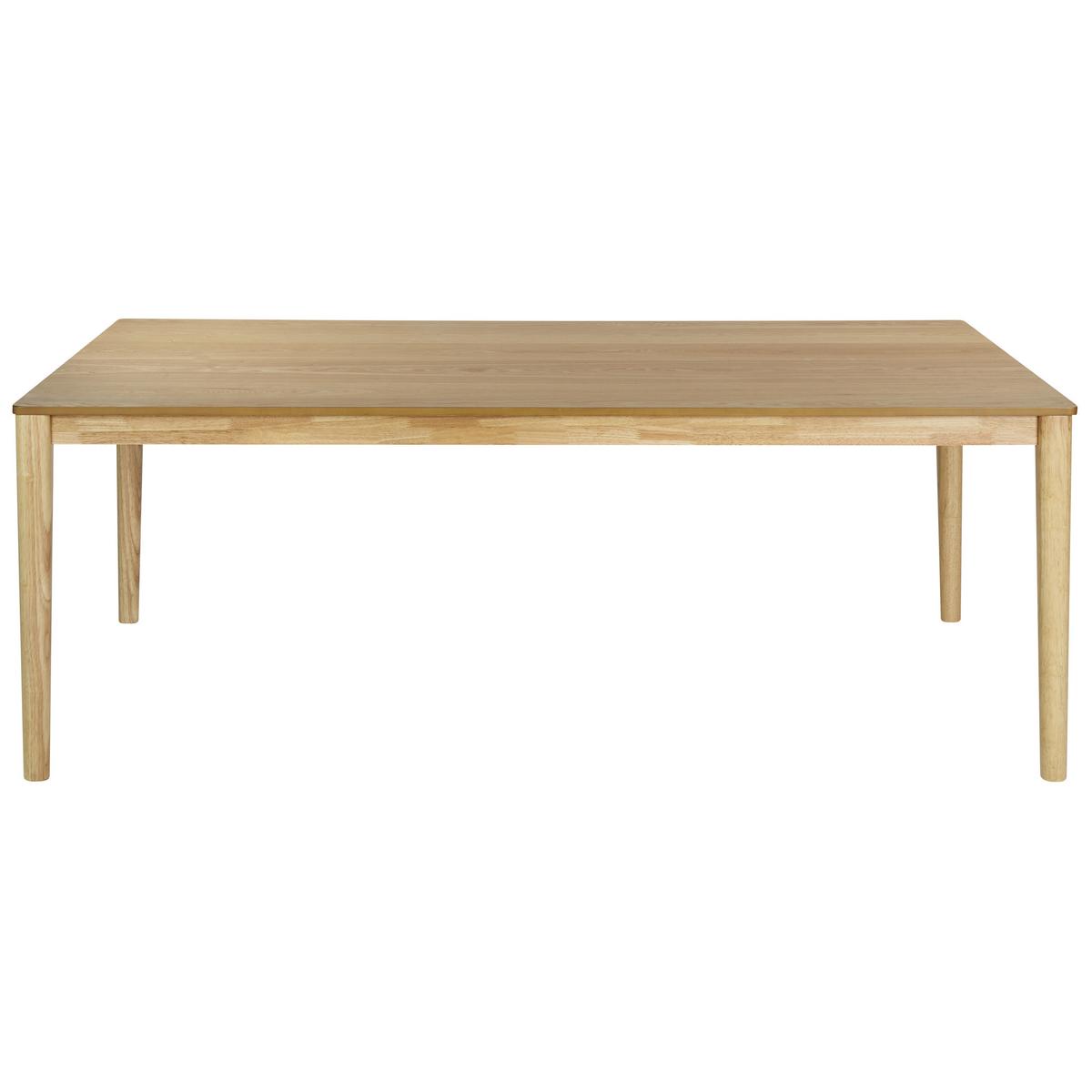 ESSTISCH 200/100 cm Helles Holz Ermelo - Hellbraun, Holzwerkstoff (100/100/76cm) - Beliani