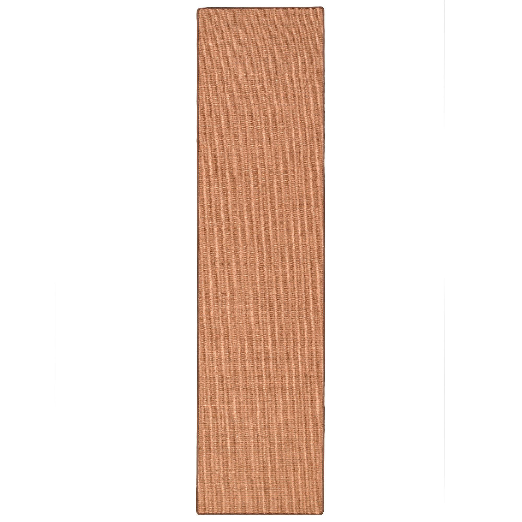 SISAL NATUR LÄUFER TEPPICH - Braun, Textil (100/100cm) - Snapstyle