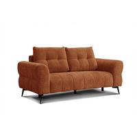 SOFA SALVINI 2,5-Sitzer, orange - Orange, Holz/Textil (206/88/99cm) - Wozimo