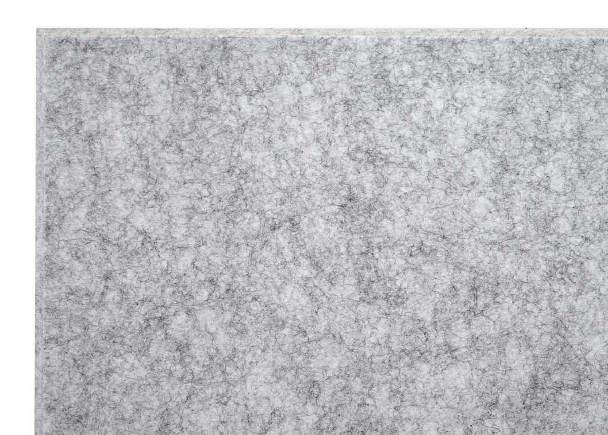 AKUSTIKWANDPANEEL Hellgrau Komplett-Set - Hellgrau, Textil (50/50/1cm) - MCW