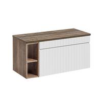 WASCHTISCHUNTERSCHRANK 100cm Zelie Weiß - Weiß, Holzwerkstoff (100/48/46cm) - Petits-meubles