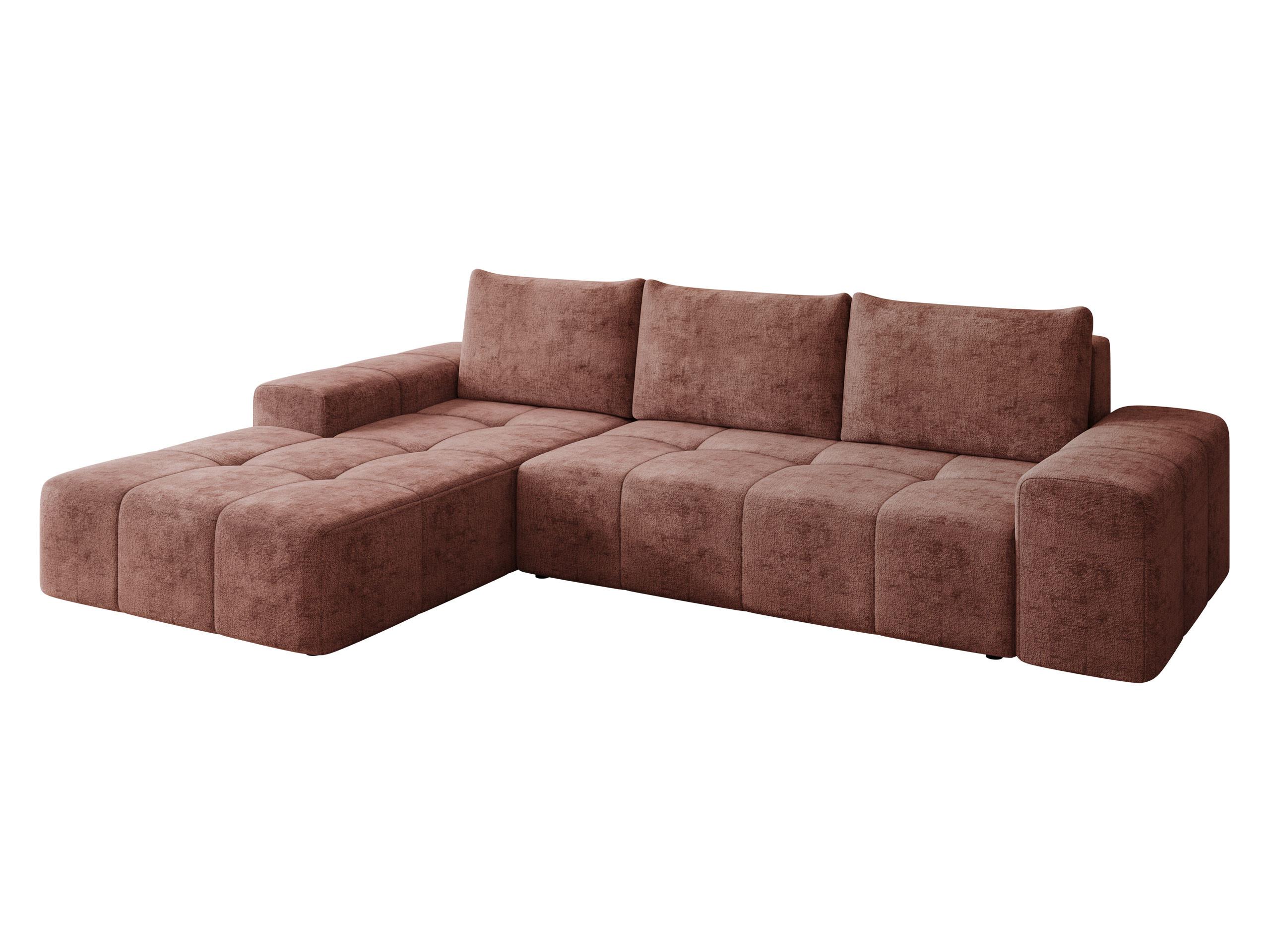 ECKSCHLAFSOFA Tonseo L, Seite: Links - Schwarz/Braun, Holz/Kunststoff (275/173cm) - MIRJAN24