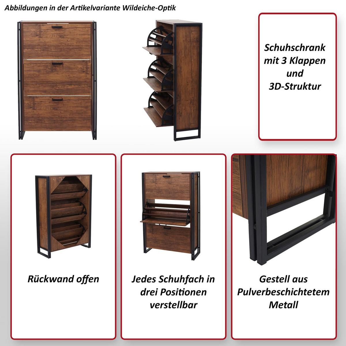 SCHUHKIPPER Braun - Braun, Holzwerkstoff (77/122/29cm) - MCW