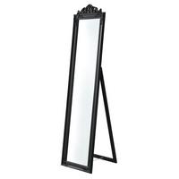 STANDSPIEGEL Arezzo - Schwarz, Glas/Holz (28.5/160/140cm) - [en.casa]