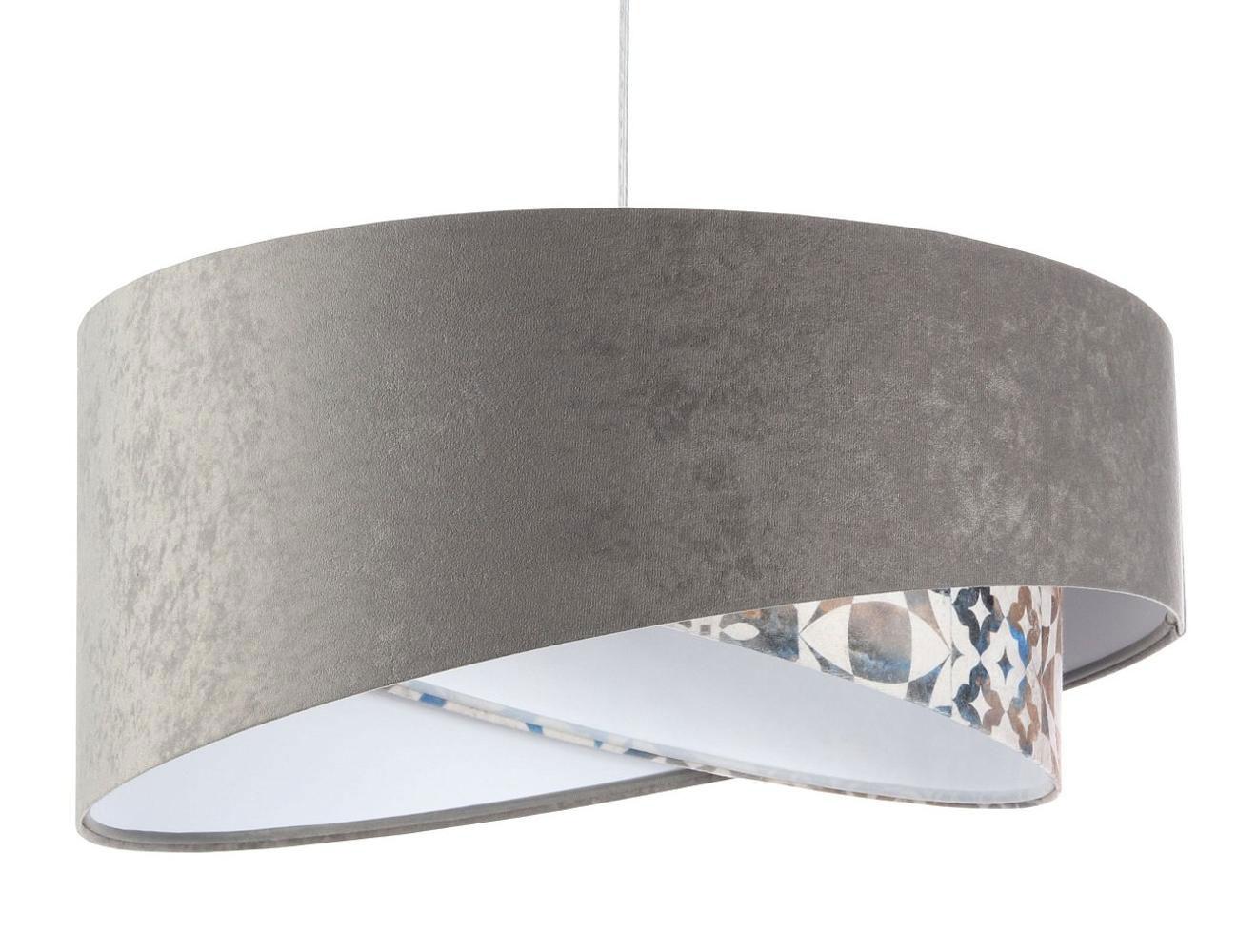 HÄNGELEUCHTE Grau 50/23 cm - Weiß, Kunststoff (50/1/23cm) - ONZENO