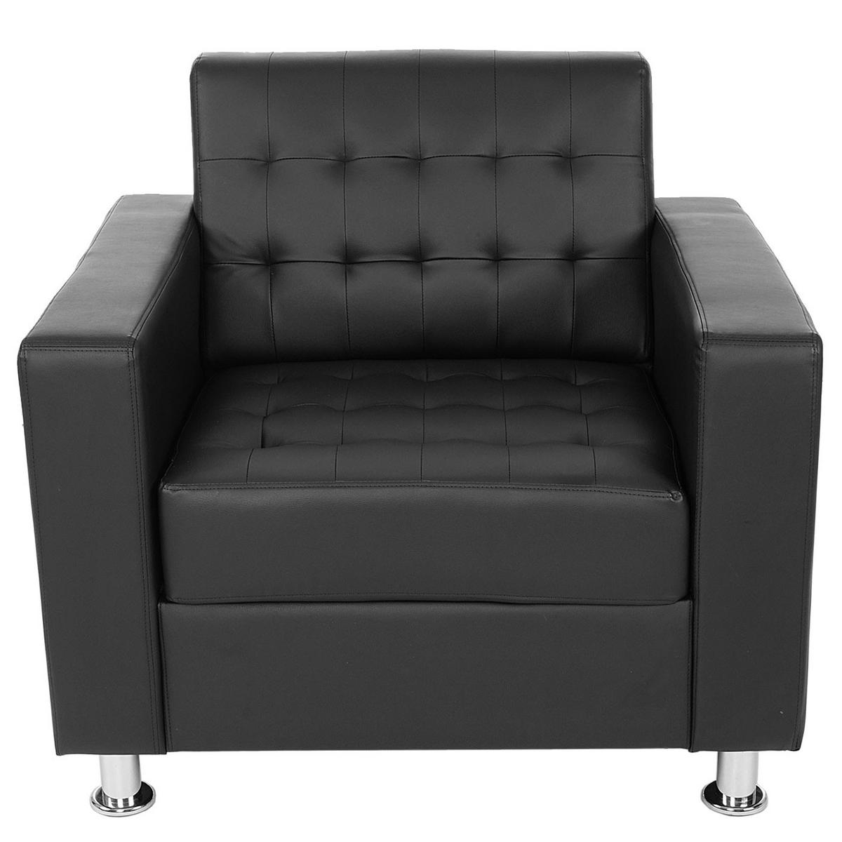 SESSEL Schwarz - Schwarz, Textil (89/82/75cm) - MCW