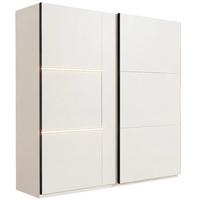 SCHWEBETÜRENSCHRANK Travis mit 2 Türen und LED-Beleuchtung, 200 cm, Kaschmir - Kaschmir, Holzwerkstoff (200/215/65cm) - Beautysofa