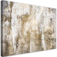WANDBILD gold abstraktion vintage - Goldfarben, Textil (60/40cm) - Feeby