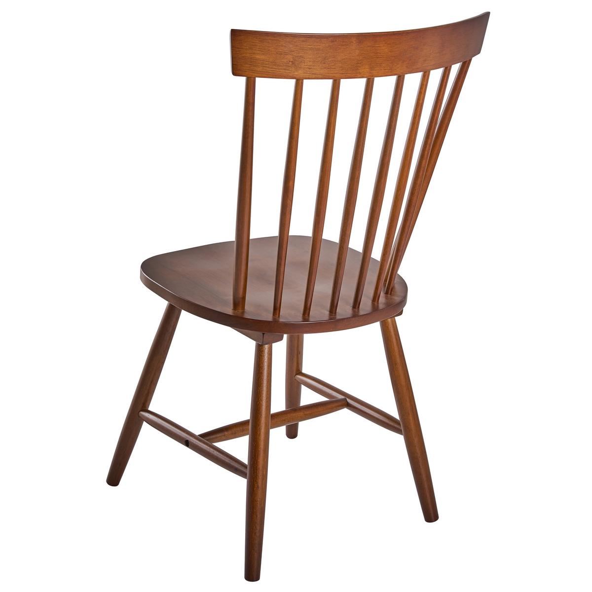 ESSZIMMERSTUHL 2er-Set Holz Braun Burges - Braun, Holz (50/90/56cm) - Beliani