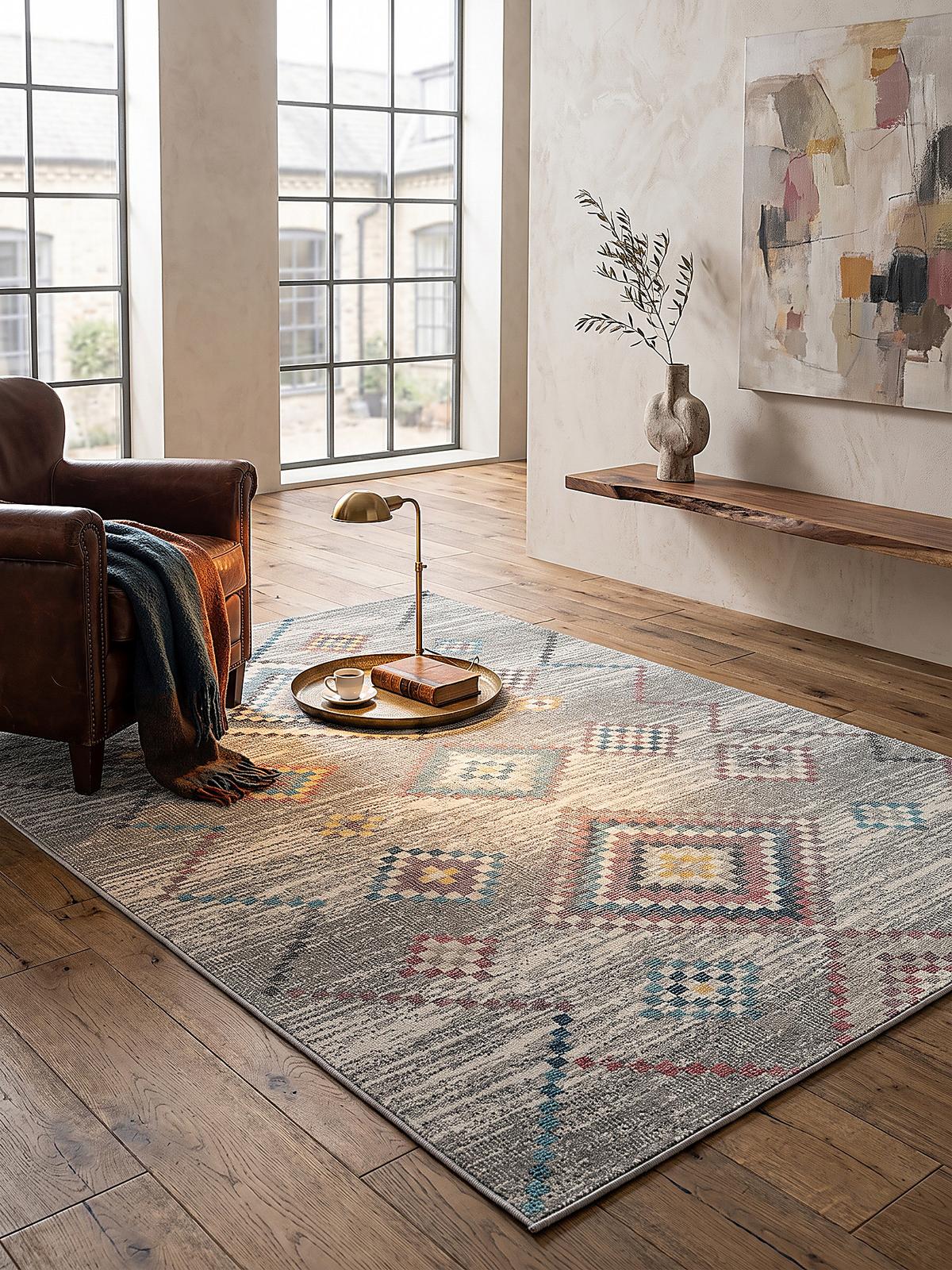 TEPPICH Outdoor Berber LIMMAT Polypropylen Creme 120 x 170 cm - Beige, Textil (120/170cm) - KADIMA DESIGN