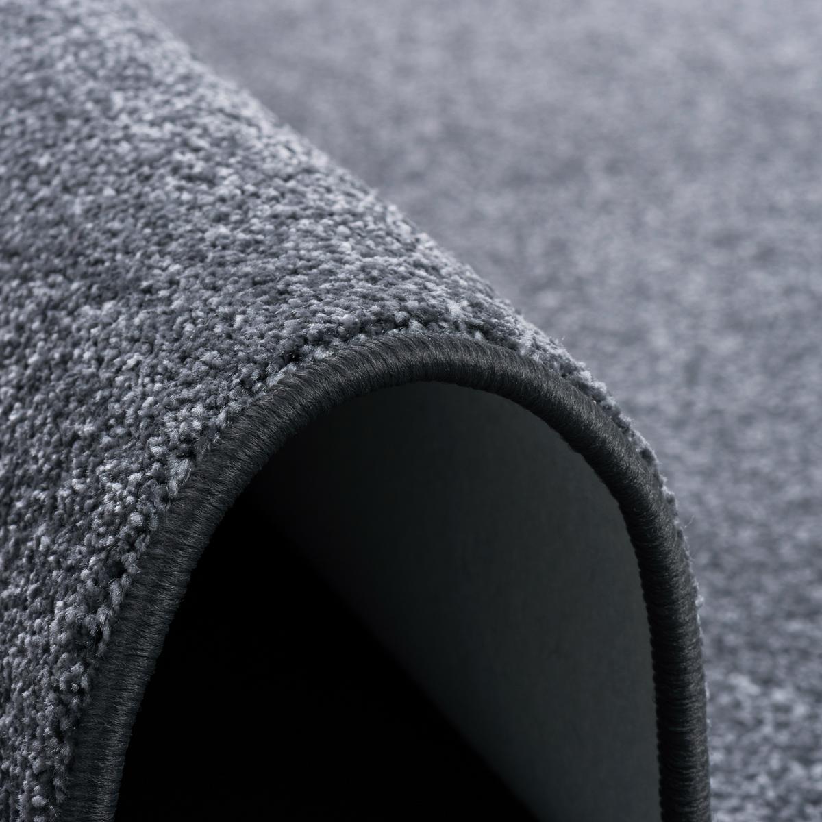 LUXUS SOFT VELOURS TEPPICH SHINE - Anthrazit, Textil (100/400cm) - Snapstyle