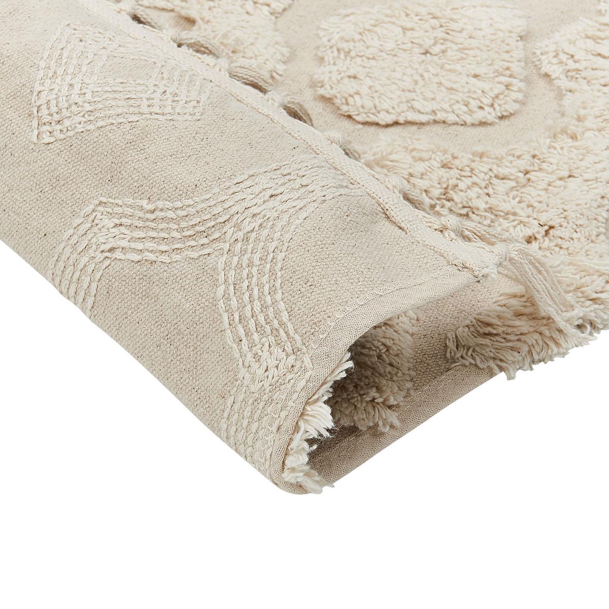 KURZFLOR-TEPPICH Aksaray 200/140 cm - Beige, Textil (140/200cm) - Beliani