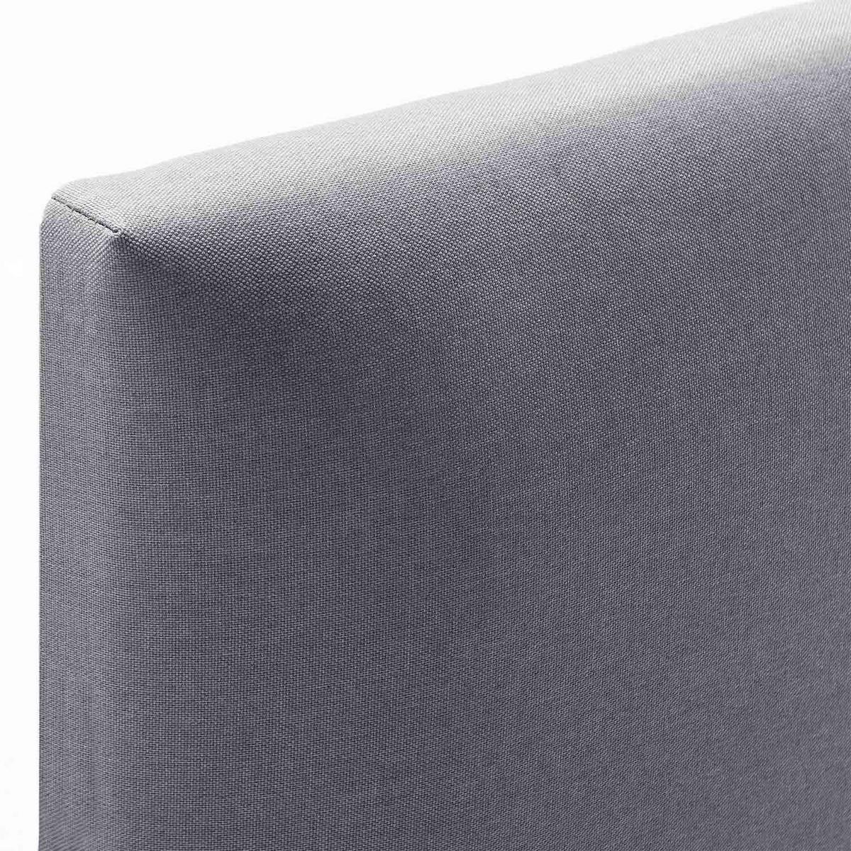 POLSTERBETT 90x190 cm Lauren, Dunkelgrau - Dunkelgrau, Textil (90/190cm) - VS Venta-stock