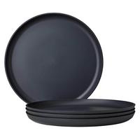ESSTELLER Silueta Nordic Black ø 26 cm 4er Set - Schwarz, Kunststoff (26cm) - Mepal