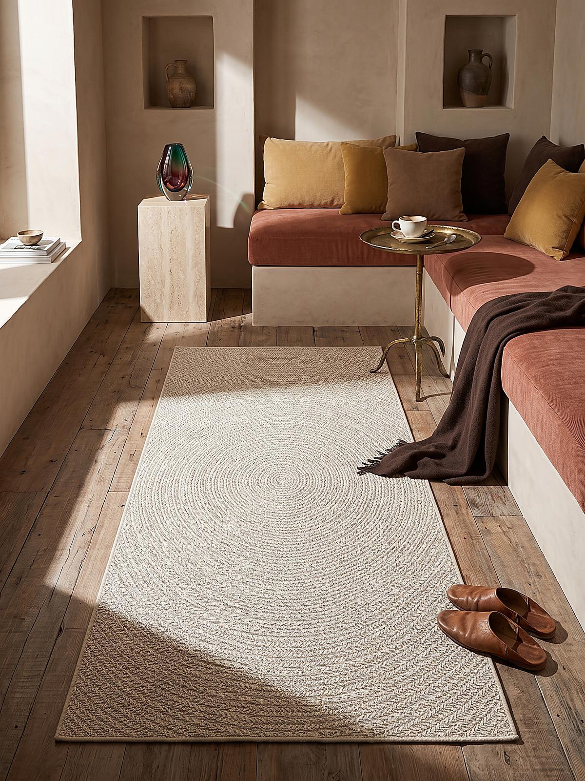 TEPPICHLÄUFER Berber CORDEV Polypropylen Creme 80 x 250 cm - Beige, Textil (80/250cm) - KADIMA DESIGN