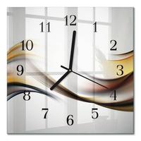 WANDUHR aus Glas 30x30 cm - Abstraktion - Multicolor, Glas (30/30/0.4cm) - TULUP