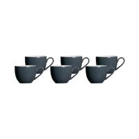 ESPRESSOTASSEN Doppio Anthrazit 80 ml 6er Set - Anthrazit, Keramik (0.08L) - Ritzenhoff Breker