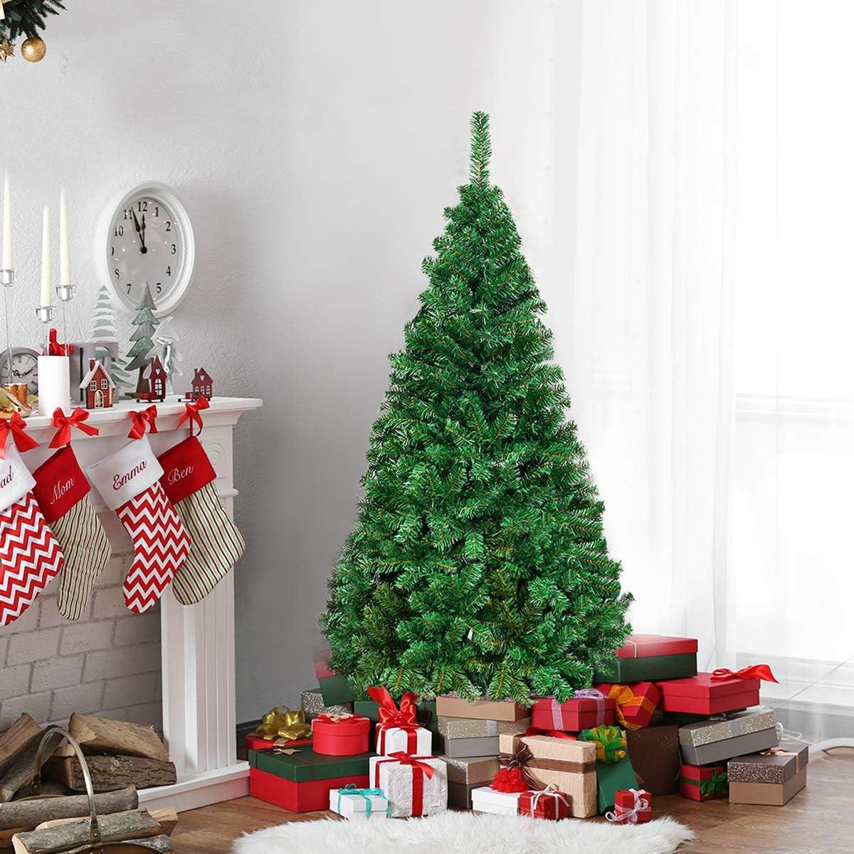 WEIHNACHTSBAUM Grün - Grün, Kunststoff (180cm) - COSTWAY
