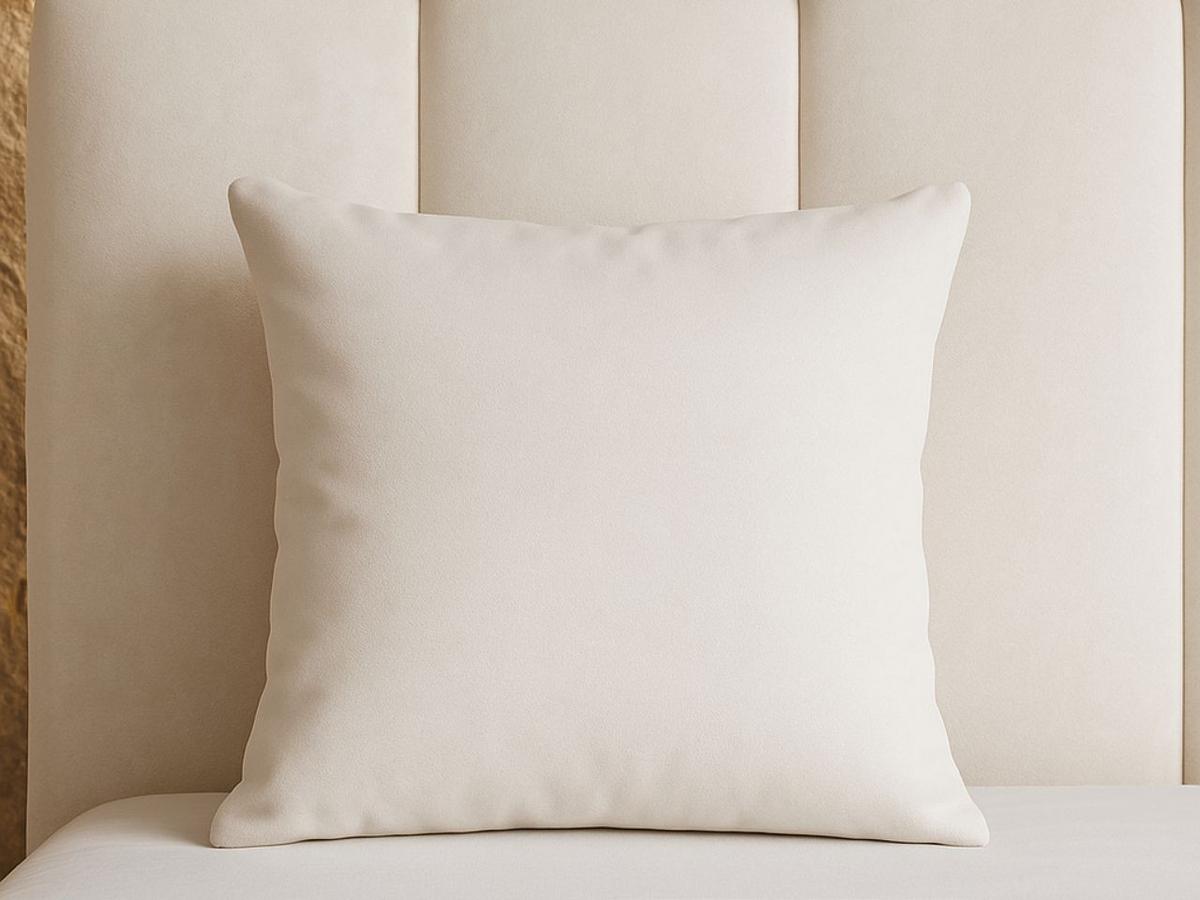 KOPFKISSEN Silente 40/40 cm - Beige/Schwarz, Textil/Metall (40/40cm) - Graingold