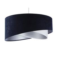 HÄNGELEUCHTE Blau 50/23 cm - Grau, Kunststoff (50/1/23cm) - ONZENO