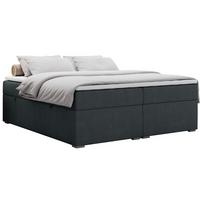 BOXBETT BESS 140/200 Dunkelgrau Struktur - H4 - Dunkelgrau, Holz/Textil (140/200cm) - MKS