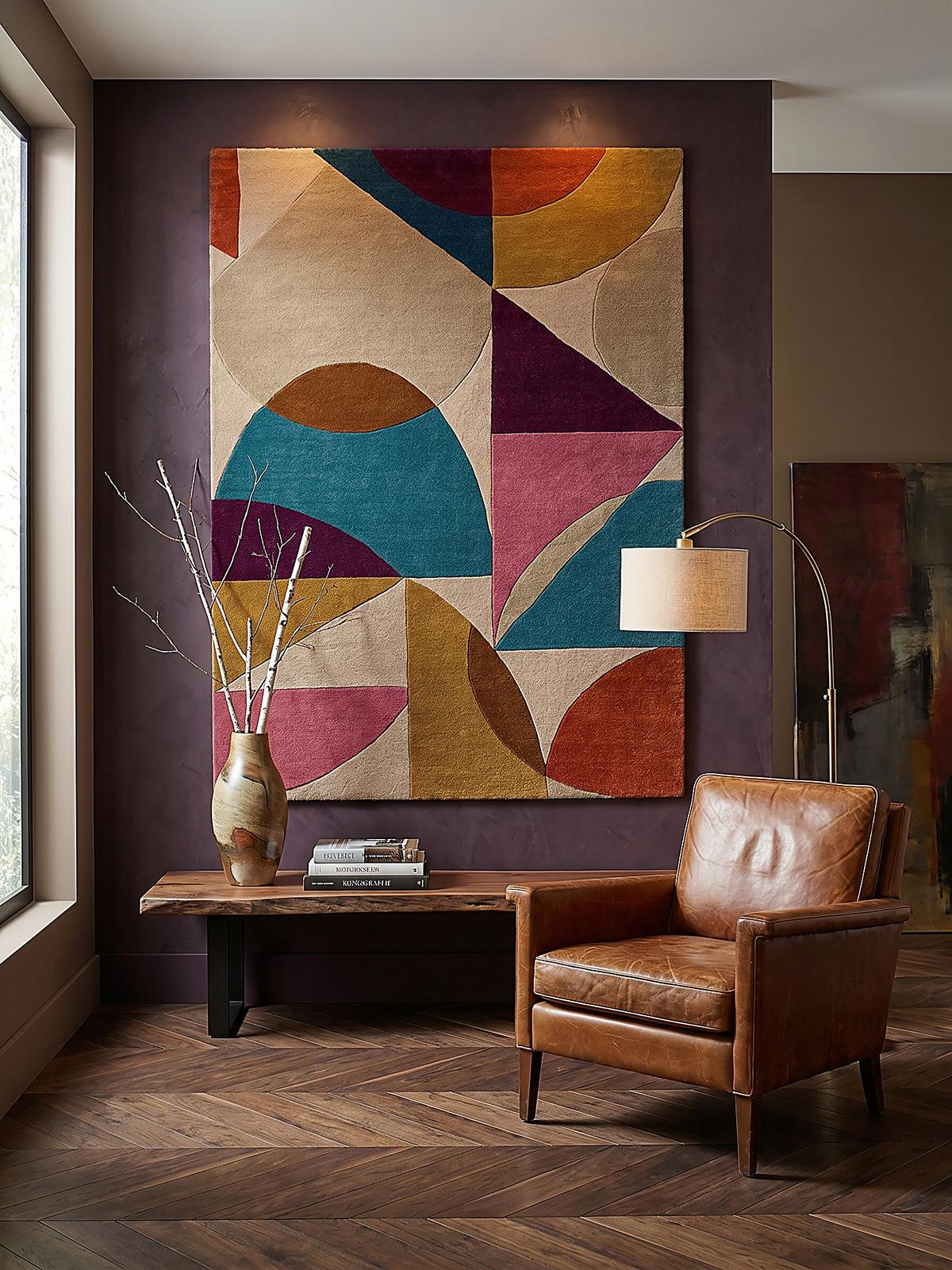 WOLLTEPPICH AIRE, abstrakt, Bunt, 200 x 290 cm - Multicolor, Textil (290/200cm) - KADIMA DESIGN