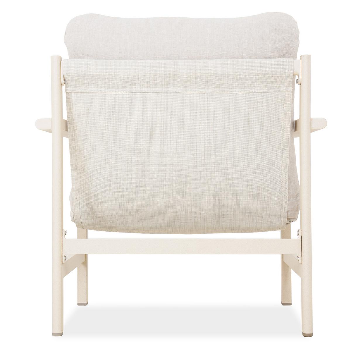 GARTENSET Aspen aus Metall, 2 Sessel + 2-Sitzer Sofa + Couchtisch, Beige - Beige, Metall - Beautysofa