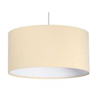 HÄNGELEUCHTE Weiß 30/20 cm - Beige/Weiß, Kunststoff (30/0.45/20cm) - ONZENO