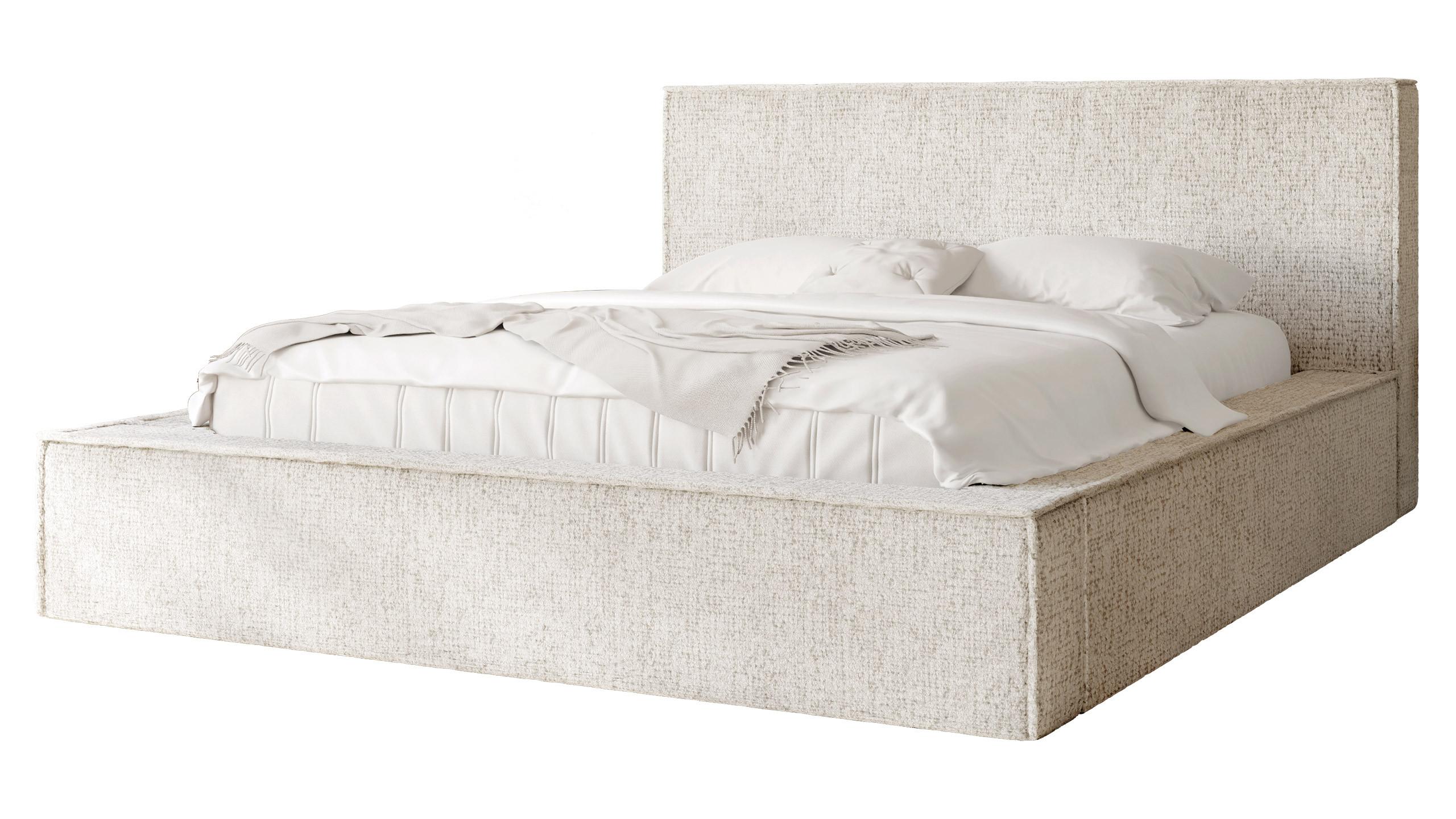 POLSTERBETT Glexi - Creme, Holz/Textil (160/200cm) - MIRJAN24