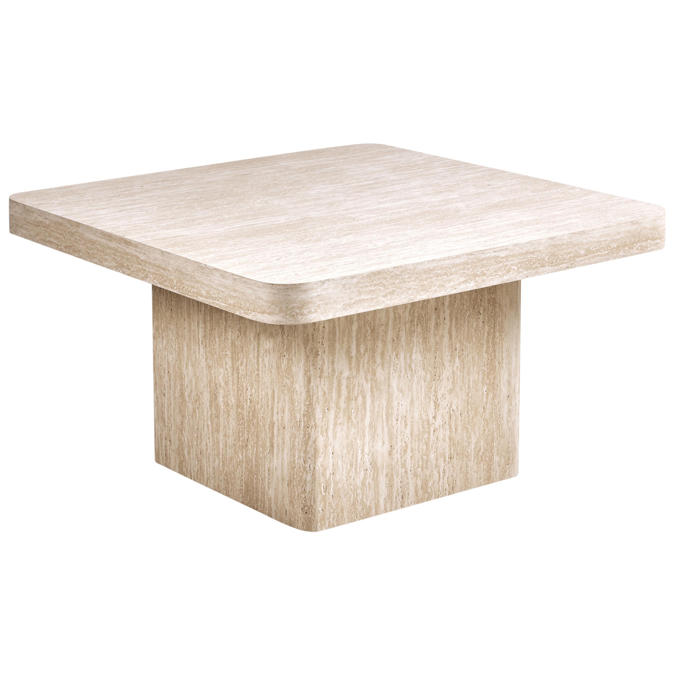 COUCHTISCH Beige Duson - Beige, Holzwerkstoff (80/80/44cm) - Beliani
