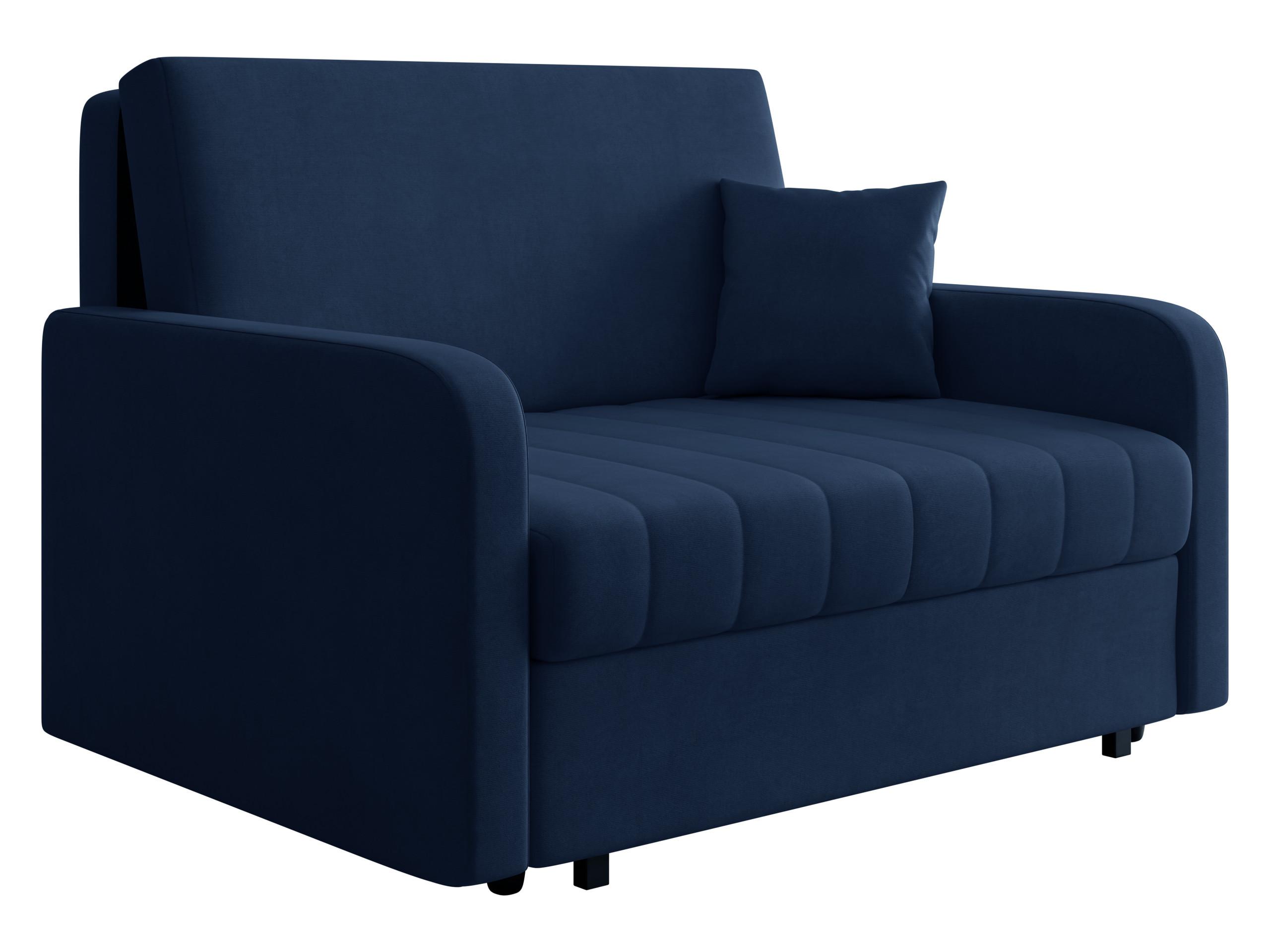 SCHLAFSOFA Viva Silk II - Schwarz/Dunkelblau, Holz/Textil (132/85/98cm) - MIRJAN24
