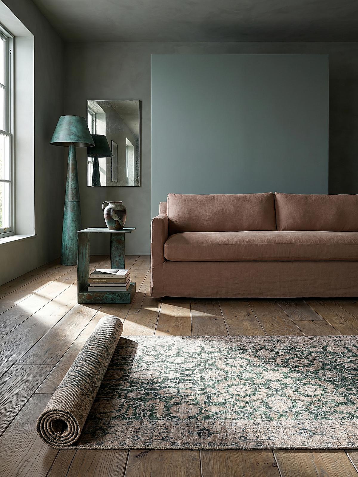 TEPPICH Waschbar HURST, orientalisch, Grün, 60 x 230 cm - Grün, Textil (230/60cm) - KADIMA DESIGN