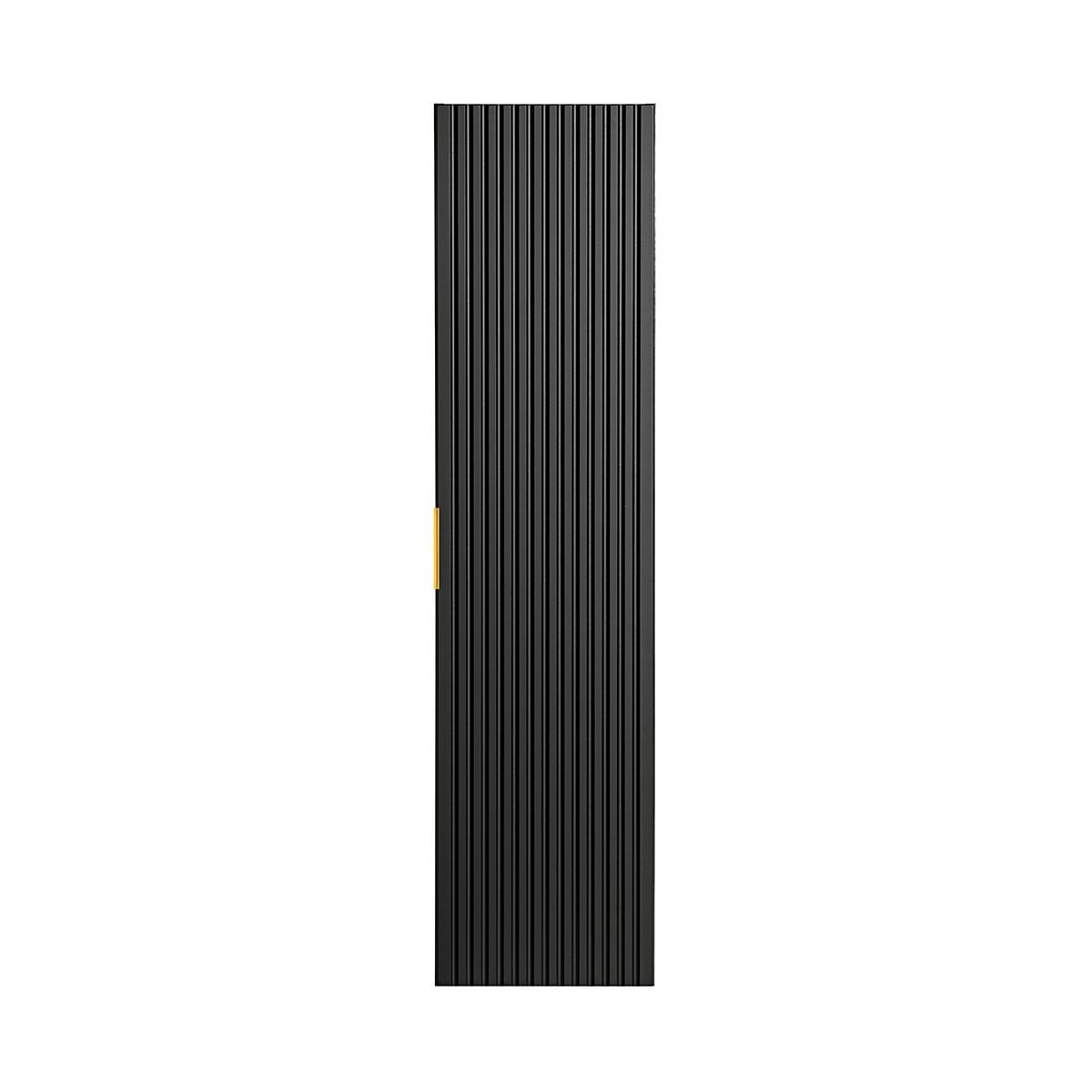 HÄNGESÄULE Adriel Mattschwarz - Schwarz, Holzwerkstoff (35/140/25cm) - Petits-meubles