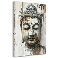 LEINWANDBILD Zen und Orientalisch 40x60cm - Grau, Textil (40/60cm) - Feeby