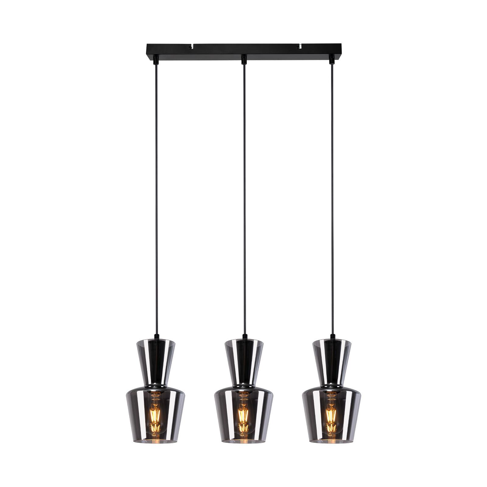 PENDELLEUCHTE Martinelli 45/5/150 cm - Schwarz, Metall (5/45/150cm) - Nettlife