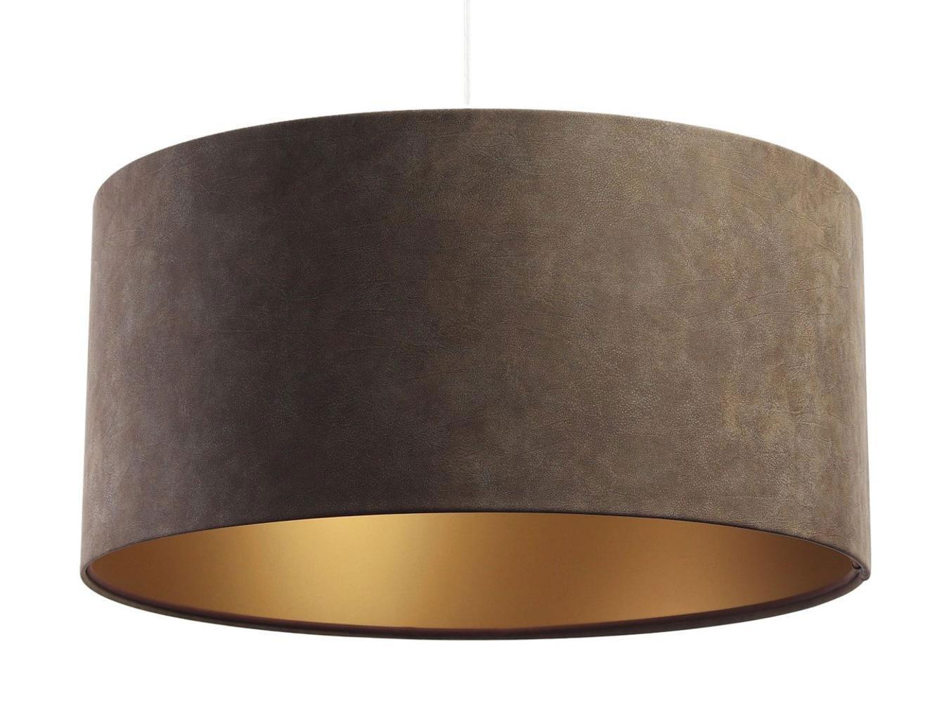 HÄNGELEUCHTE Gold 50/25 cm - Goldfarben/Braun, Kunststoff (50/0.8/25cm) - ONZENO