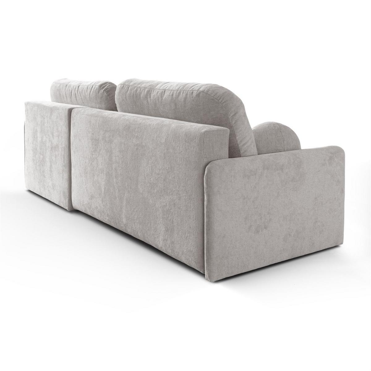 ECKSOFA BLISS mit Schlaffunktion und Bettkasten Harmony 80 - Grau, Textil (212/160cm) - Lookway