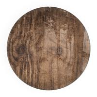 GLASPLATTE für Kamin Ø 80 cm - Braun, Glas (80/80/0.4cm) - TULUP