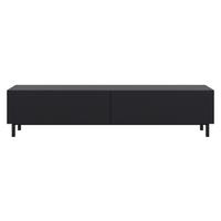 TV-LOWBOARD Veldio New Schwarz 175/46/32 cm - Schwarz, Holzwerkstoff/Metall (175.6/46.5/31.6cm) - Selsey