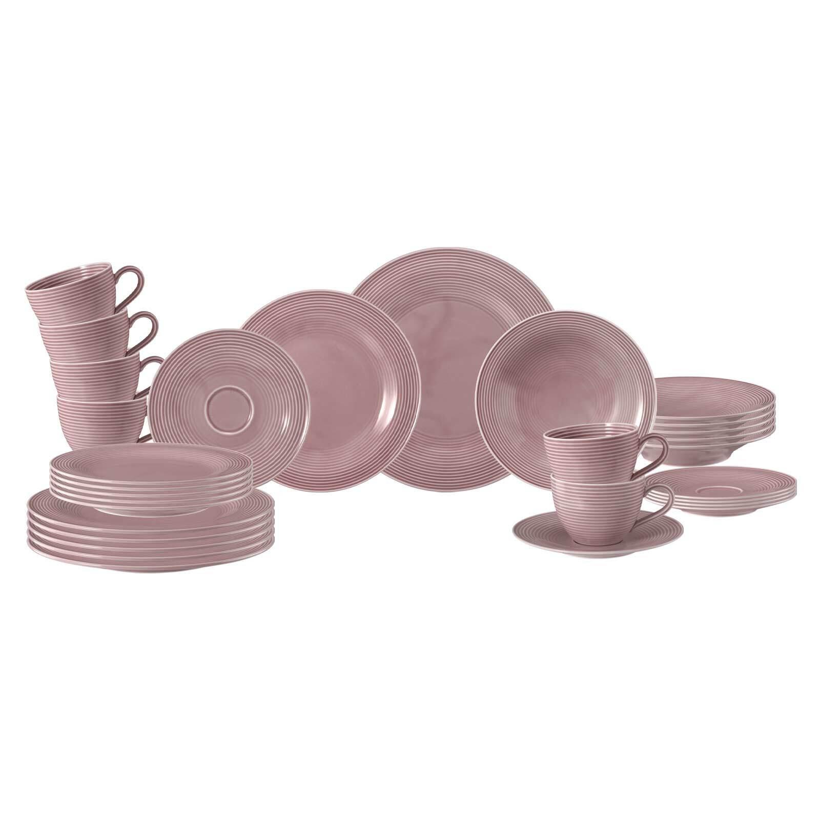 KOMBISERVICE Beat Color Glaze Altrosa 30-tlg. - Altrosa, Keramik (2/2/2cm) - Seltmann Weiden