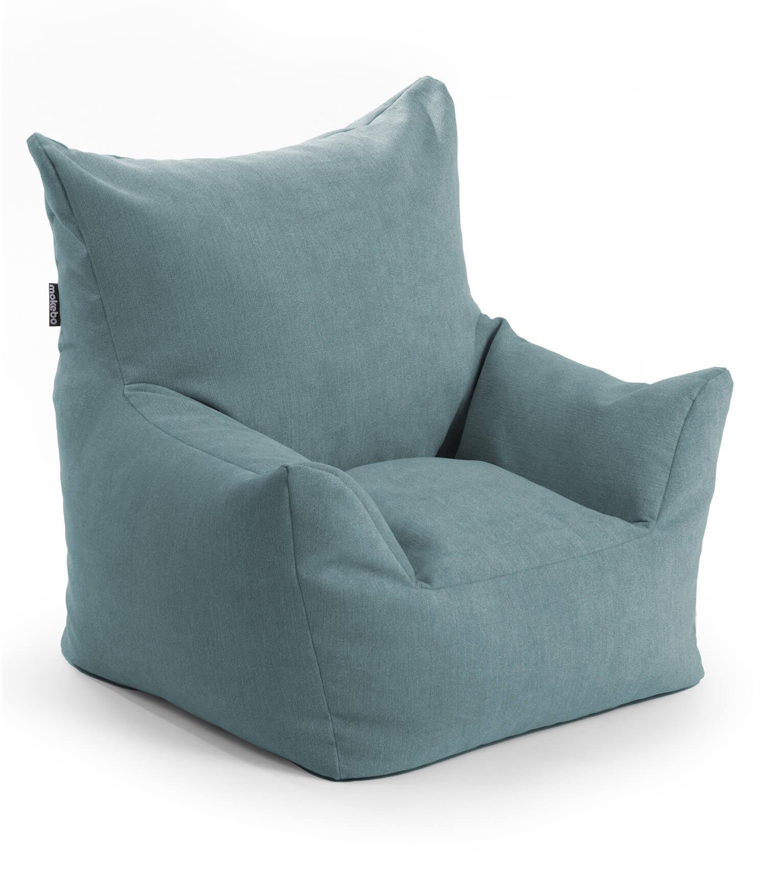 KINDERSESSEL Der Pausenheld - Blau, Textil (52/57/53cm) - Mokebo