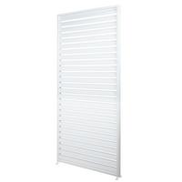LAMELLENWAND FÜR PERGOLA Weiß - Weiß, Metall (94/213/15cm) - MCW