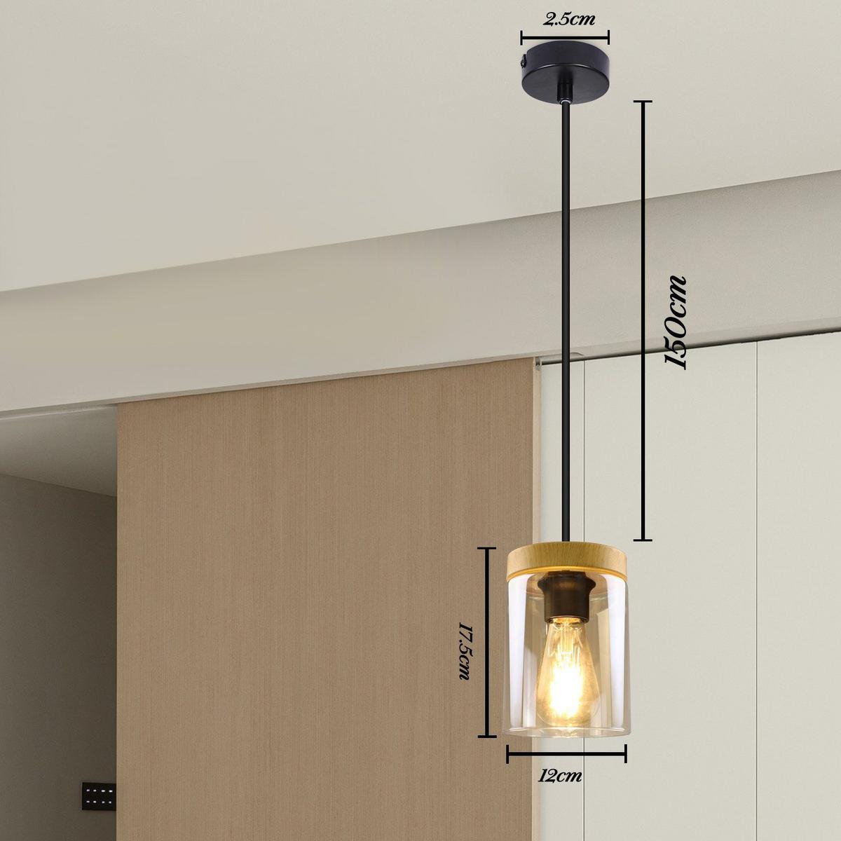 PENDELLEUCHTE Eleganz 12/12/150 cm - Schwarz, Metall (12/12/150cm) - Nettlife