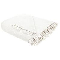 DECKE Weiß 150/200 cm Chaohani - Weiß, Keramik (150/200cm) - Beliani