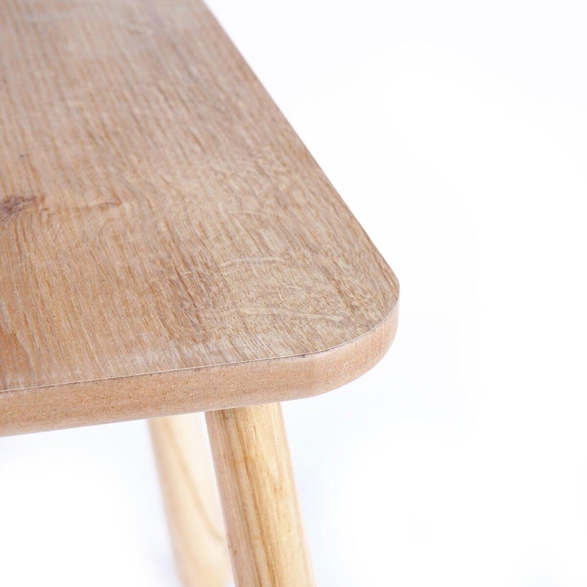 KINDERTISCH mit massivholzbeinen 60/45/54 cm - Eichefarben, Holzwerkstoff (60/48/46cm) - Calicosy